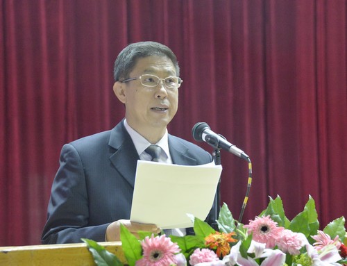 校长匡海学讲话