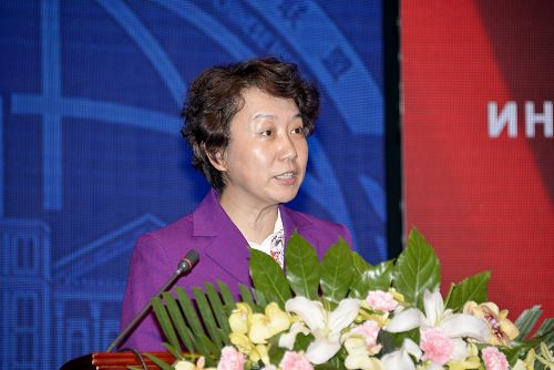 国家中医药管理局国际合作司司长王笑频致辞
