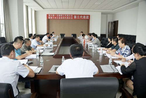 第三代表团讨论现场