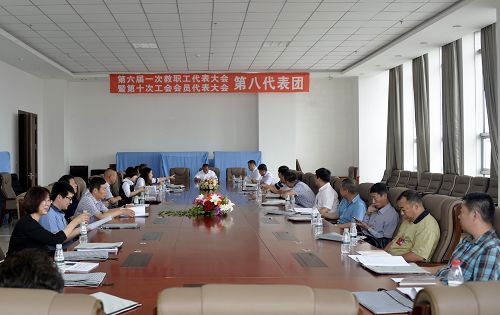 第八代表团讨论现场