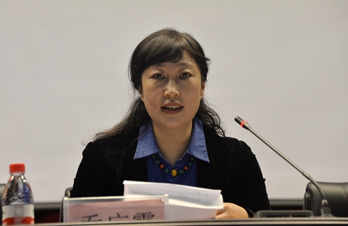 校党委常委、工会主席乔广霞致辞