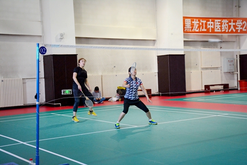女子双打比赛