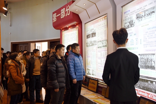 12月15日下午,2016年新提职和交流调整科级干部参观了学校校史馆和高仲山先生纪念馆