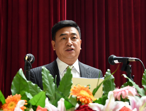 校长孙忠人讲话