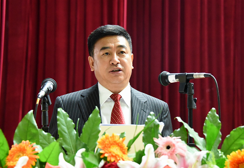 校党委副书记、校长孙忠人讲话